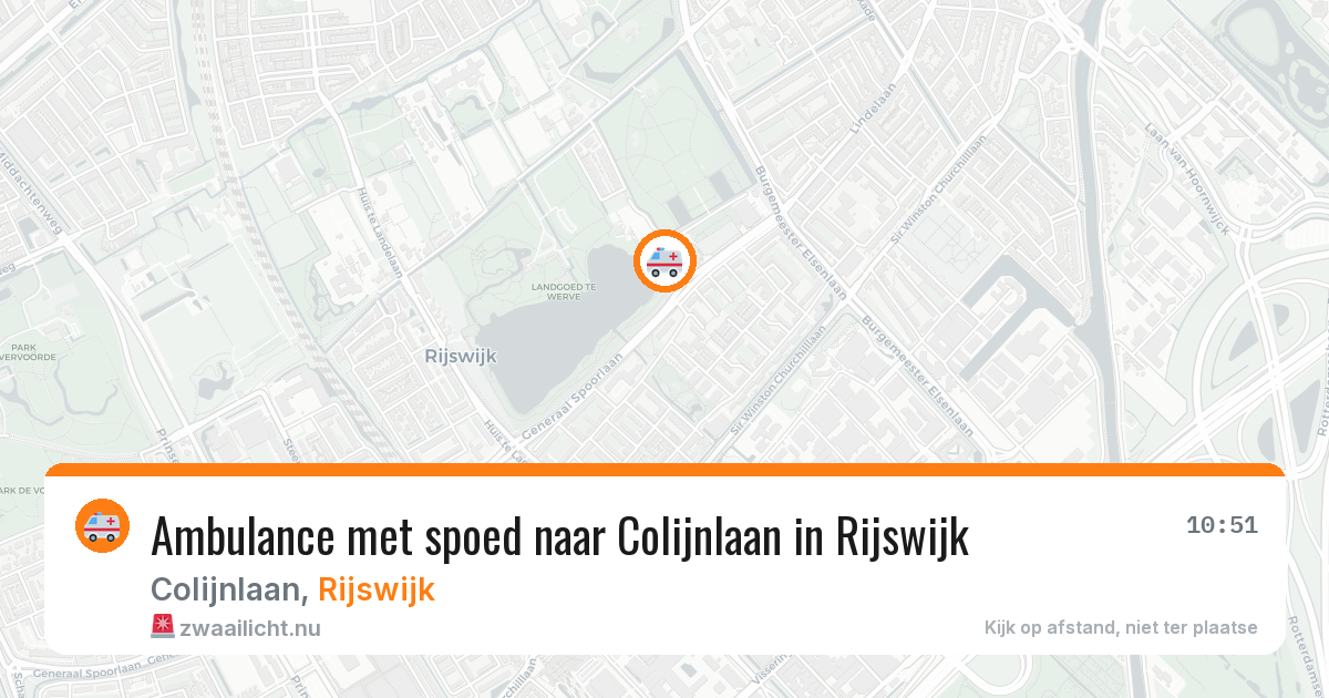 Ambulance met spoed naar Colijnlaan in Rijswijk — 7 jun 2026
