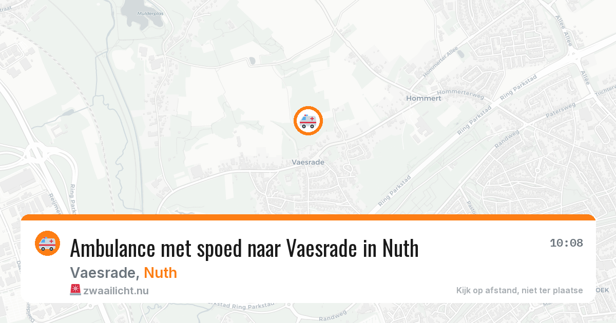Ambulance met spoed naar Vaesrade in Nuth — 22 feb 2026