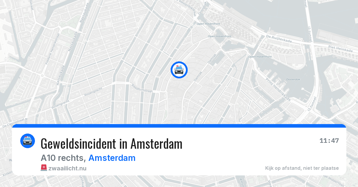 Geweldsincident in Amsterdam — 12 mei 2026