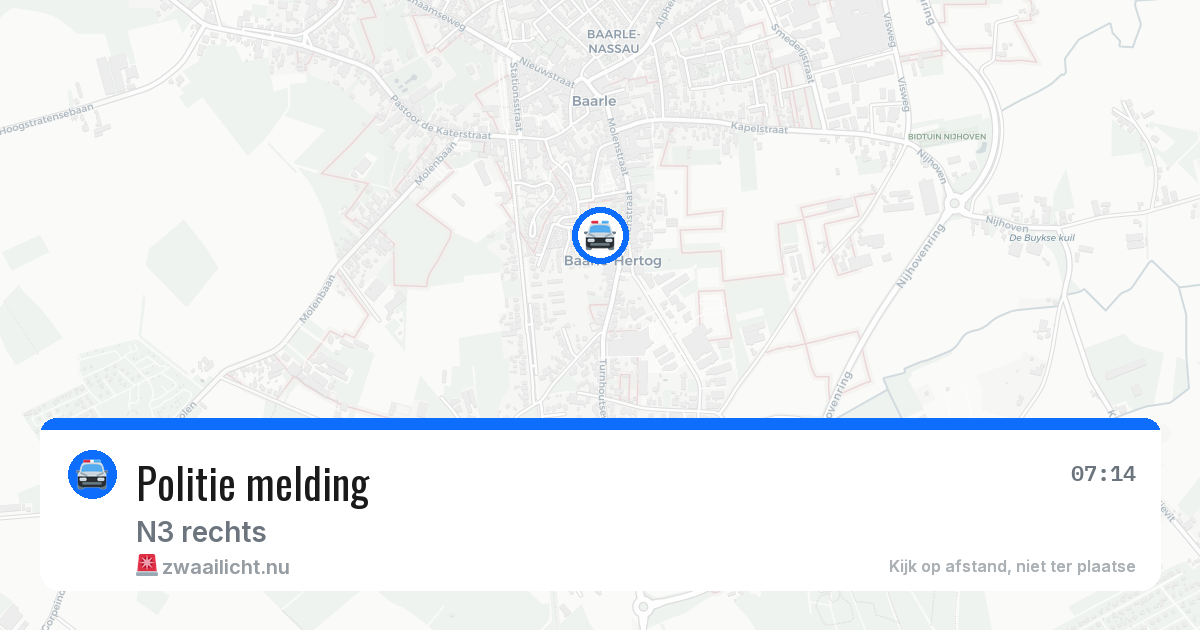 Politie melding — 14 jul 2026