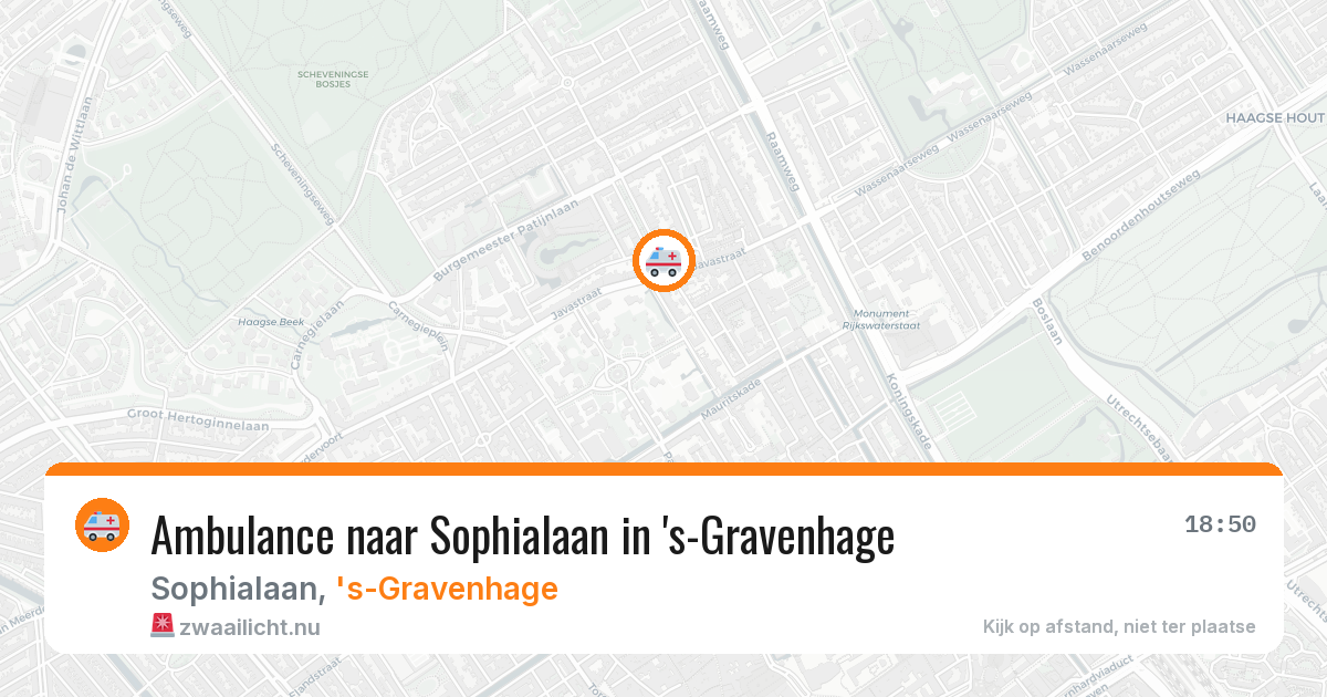 Ambulance naar Sophialaan in 's-Gravenhage — 22 jul 2026