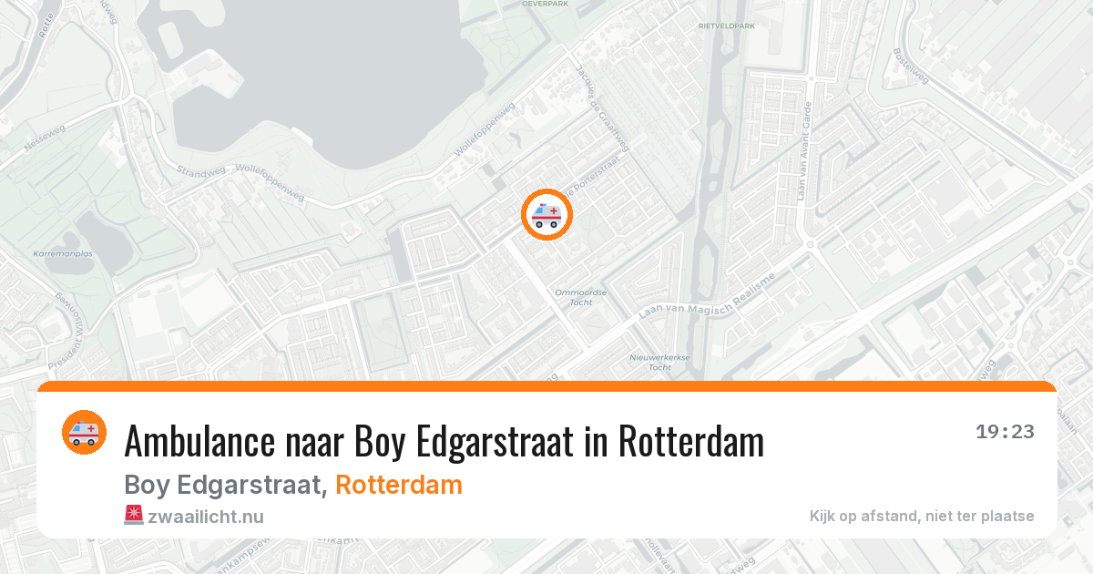 Ambulance naar Boy Edgarstraat in Rotterdam — 27 apr 2026