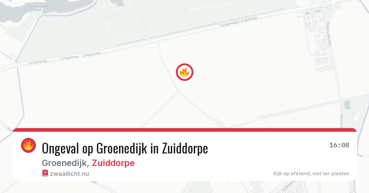 Ongeval op Groenedijk in Zuiddorpe — 1 jun 2026