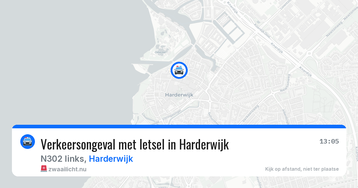 Verkeersongeval met letsel in Harderwijk — 23 jun 2026