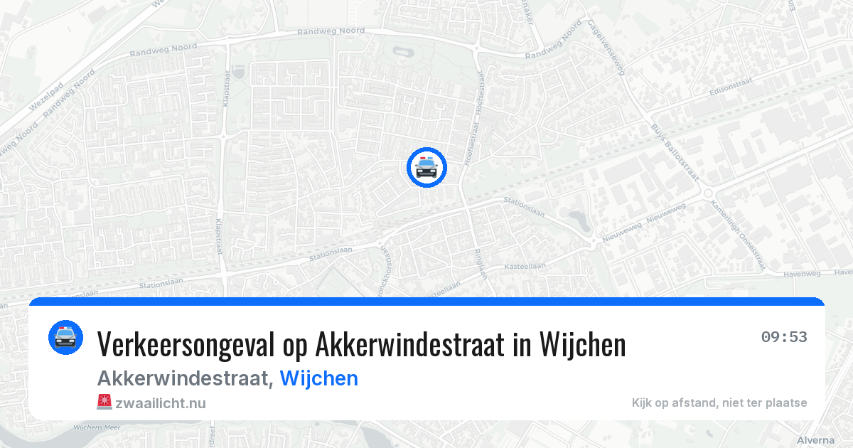 Verkeersongeval op Akkerwindestraat in Wijchen — 5 mrt 2026