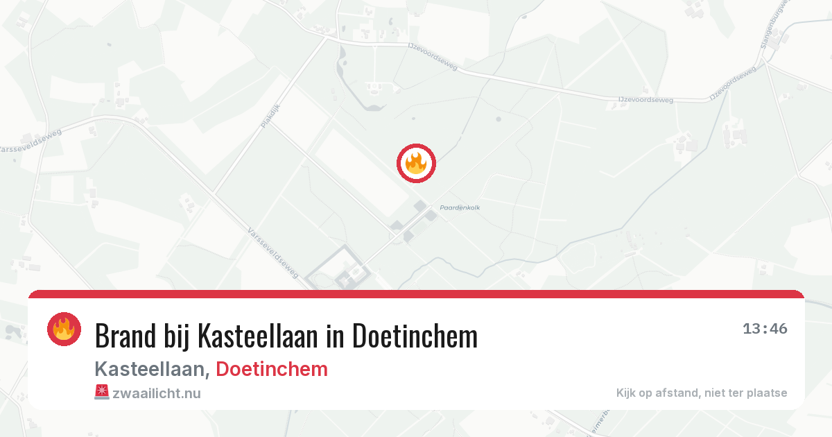 Brand bij Kasteellaan in Doetinchem — 29 mei 2026
