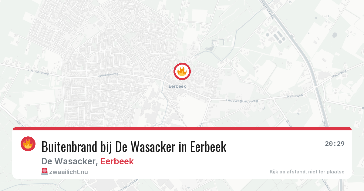 Buitenbrand bij De Wasacker in Eerbeek — 1 jun 2026