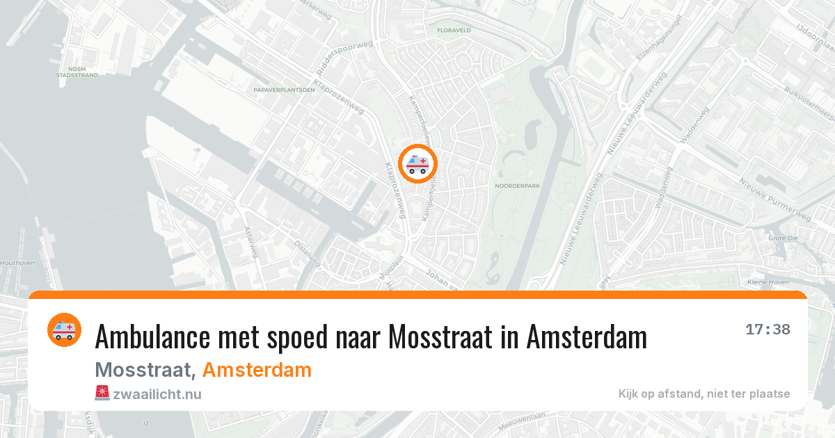 Ambulance met spoed naar Mosstraat in Amsterdam — 6 mei 2026
