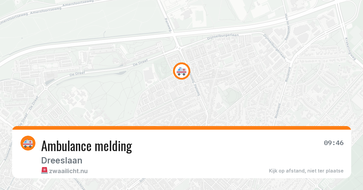 Ambulance melding — 1 feb 2026
