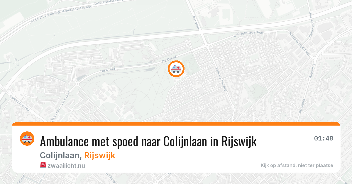 Ambulance met spoed naar Colijnlaan in Rijswijk — 26 jan 2026