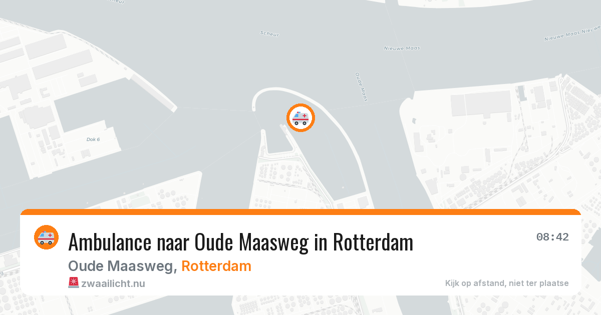 Ambulance naar Oude Maasweg in Rotterdam — 25 jul 2026