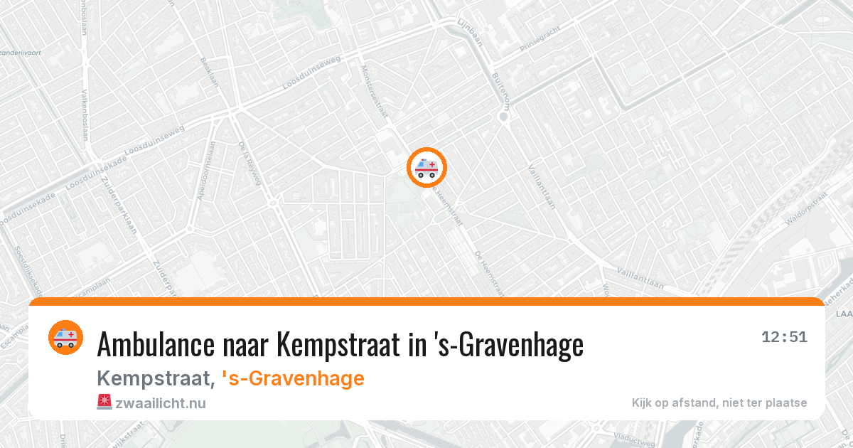 Ambulance naar Kempstraat in 's-Gravenhage — 31 jan 2026
