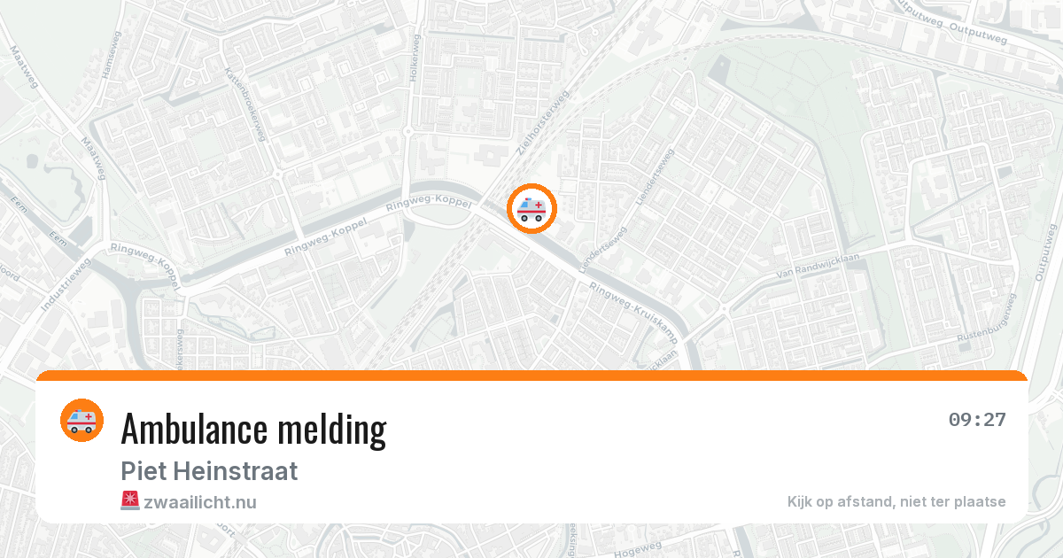 Ambulance melding — 16 jul 2026
