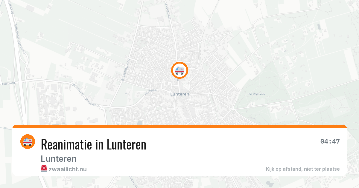 Reanimatie in Lunteren — 21 jul 2026