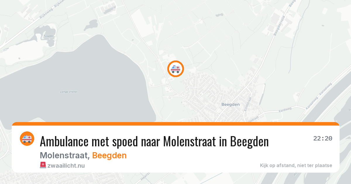 Ambulance met spoed naar Molenstraat in Beegden — 28 jan 2026