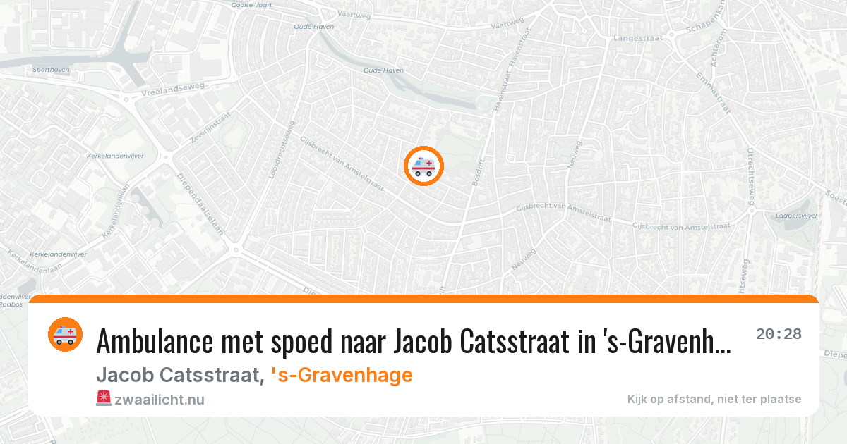 Ambulance met spoed naar Jacob Catsstraat in 's-Gravenhage — 11 feb 2026
