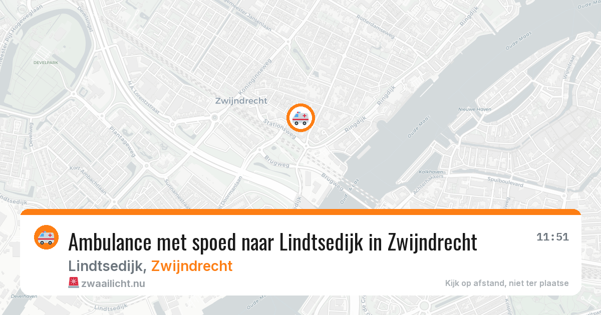 Ambulance met spoed naar Lindtsedijk in Zwijndrecht — 4 mei 2026