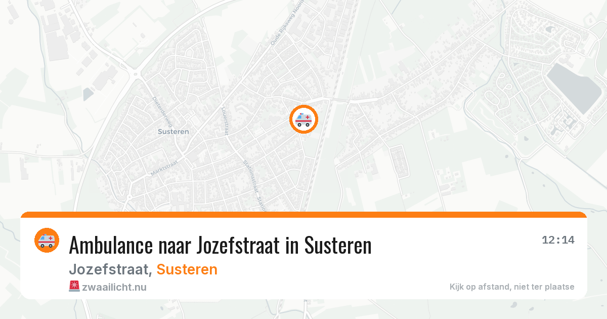 Ambulance naar Jozefstraat in Susteren — 23 apr 2026