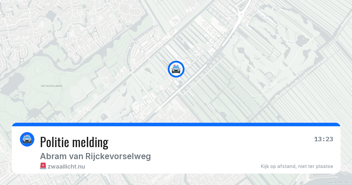 Politie melding — 24 jul 2026