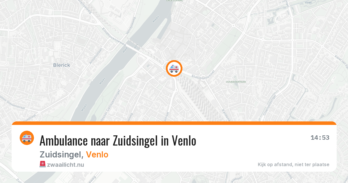Ambulance naar Zuidsingel in Venlo — 21 jul 2026