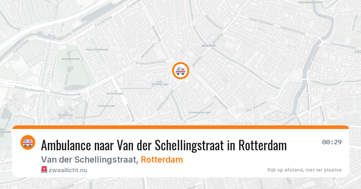 Ambulance naar Van der Schellingstraat in Rotterdam — 20 jul 2026