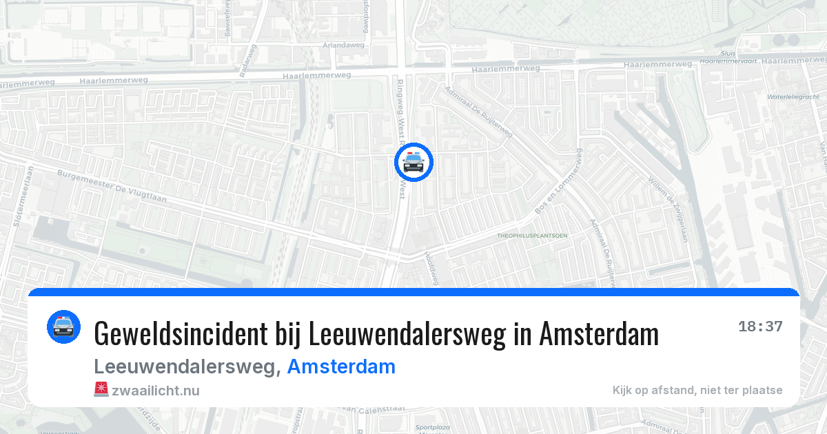 Geweldsincident bij Leeuwendalersweg in Amsterdam — 22 jan 2026