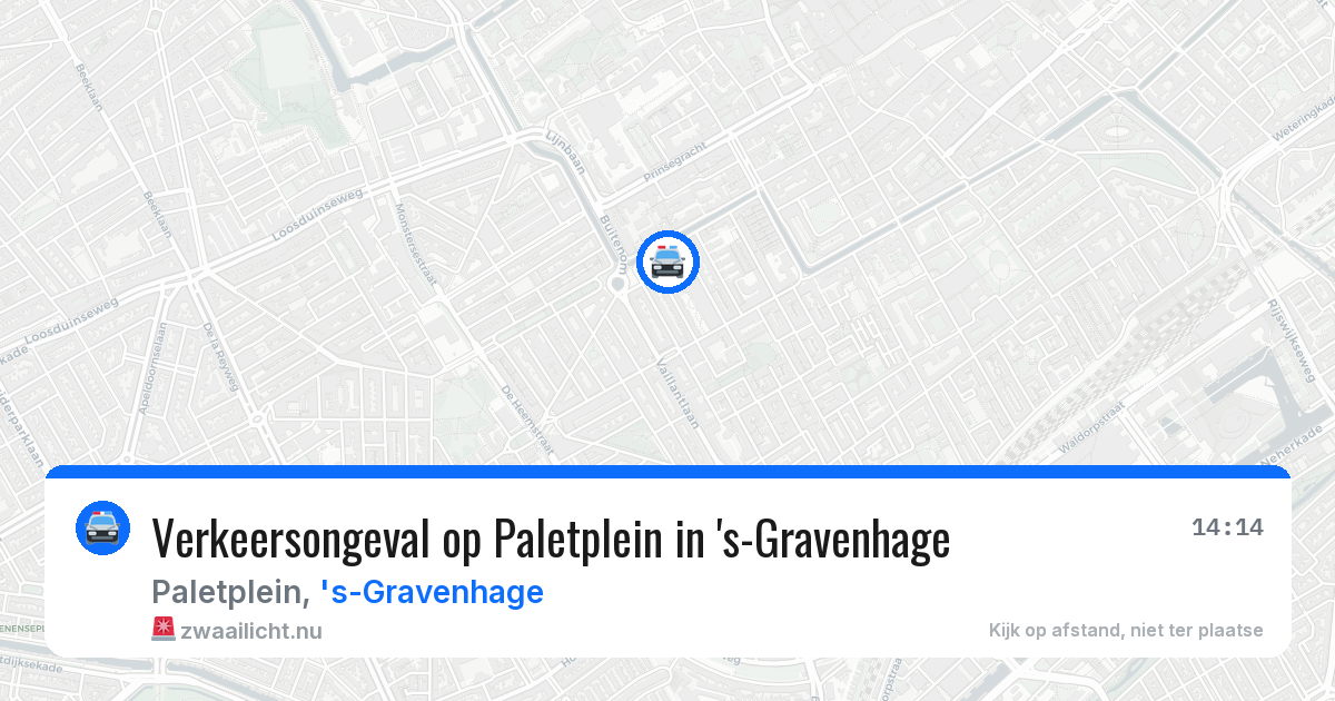 Verkeersongeval op Paletplein in 's-Gravenhage — 31 mei 2026
