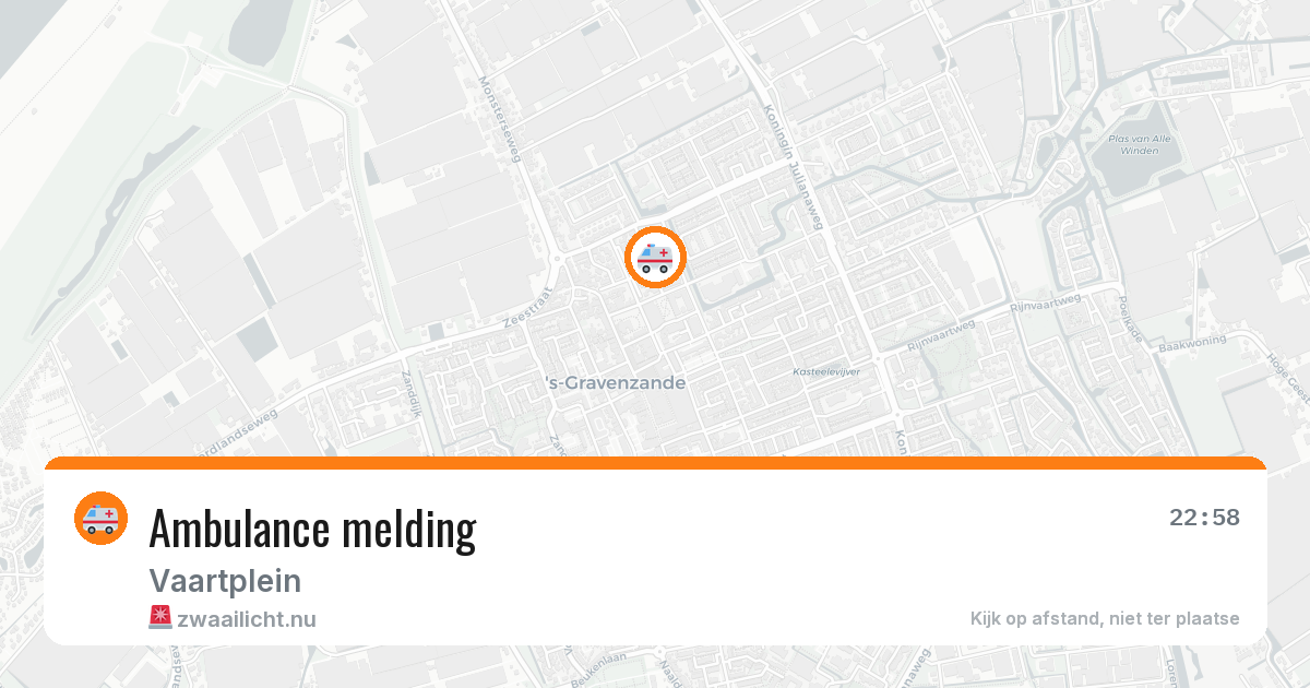 Ambulance melding — 17 jul 2026