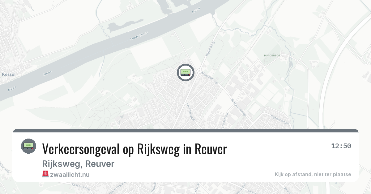 Verkeersongeval op Rijksweg in Reuver — 11 jul 2026