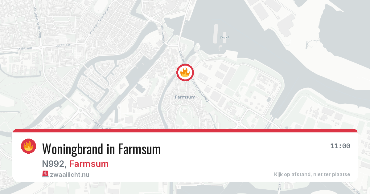 Woningbrand in Farmsum — 7 mrt 2026