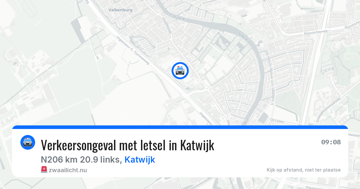 Verkeersongeval met letsel in Katwijk — 20 jan 2026