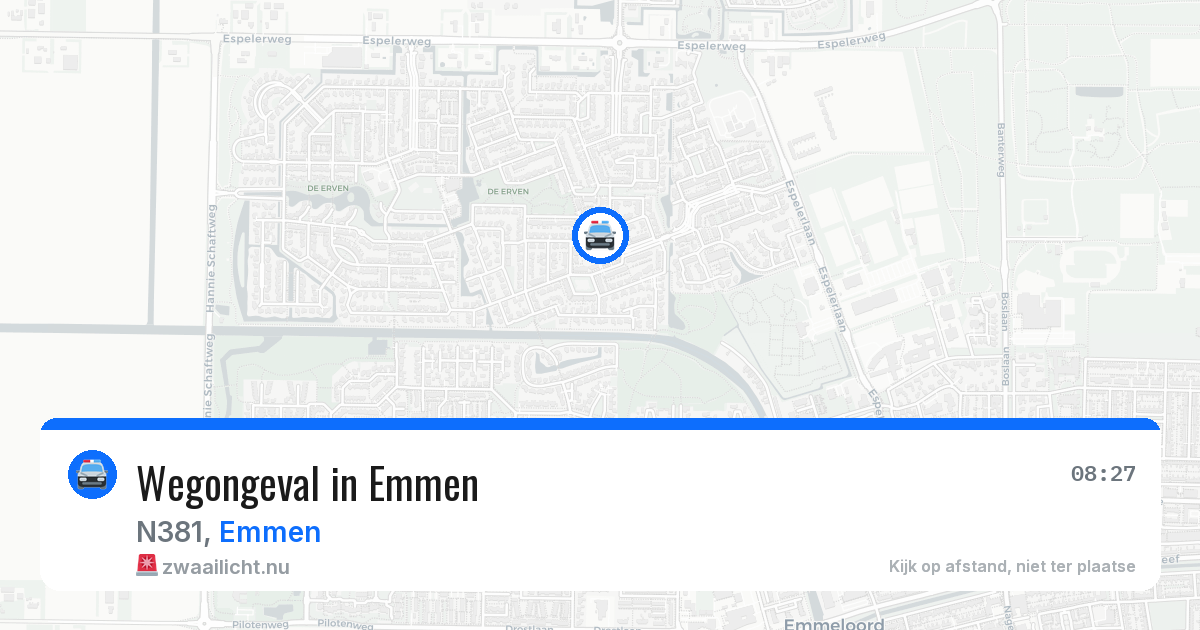 Wegongeval in Emmen — 27 jan 2026