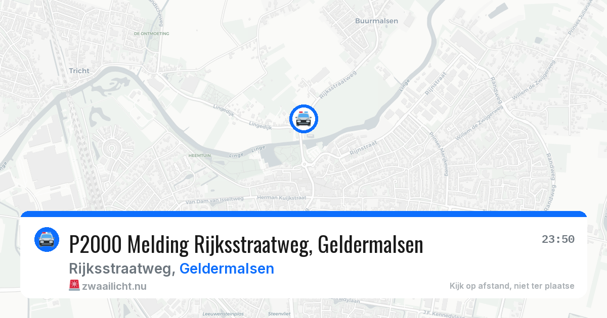 P2000 Melding Rijksstraatweg, Geldermalsen — 28 feb 2026