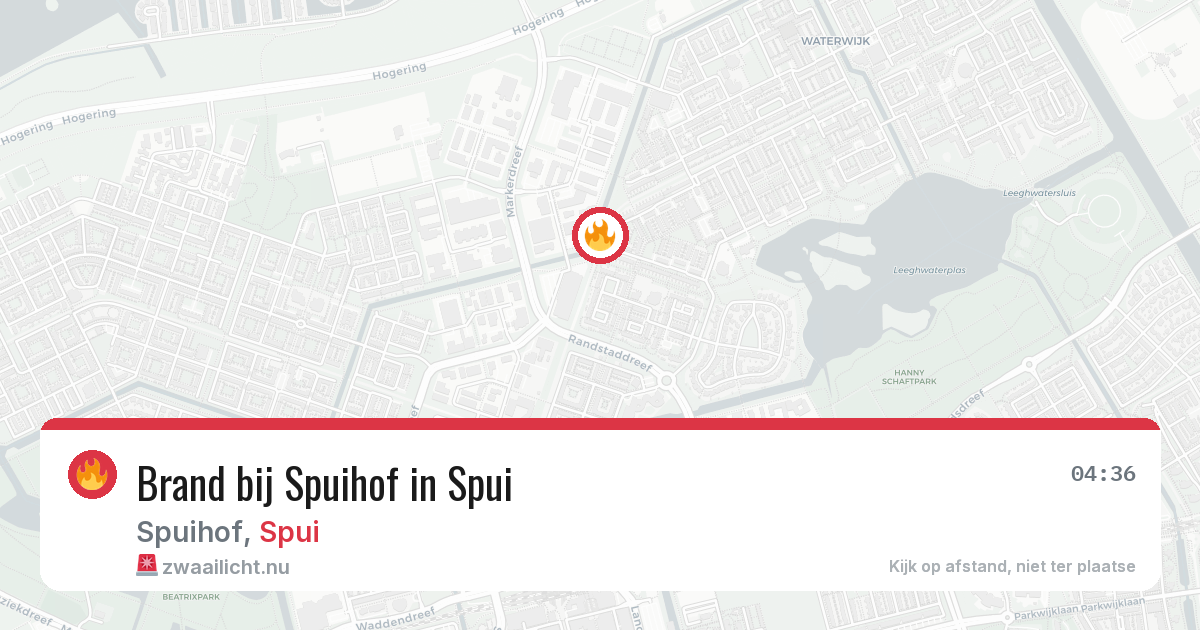 Brand bij Spuihof in Spui — 13 mei 2026