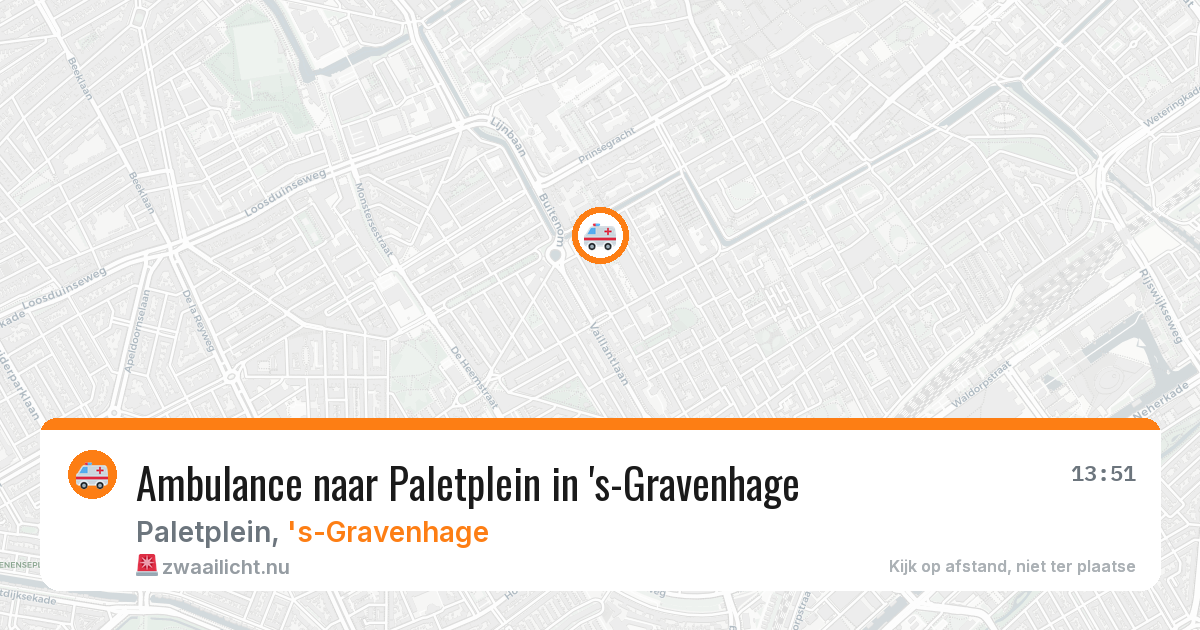 Ambulance naar Paletplein in 's-Gravenhage — 20 mei 2026