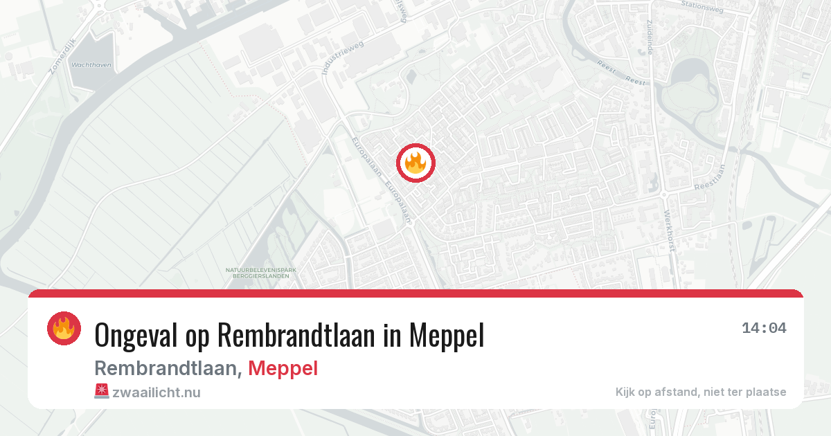 Ongeval op Rembrandtlaan in Meppel — 23 apr 2026