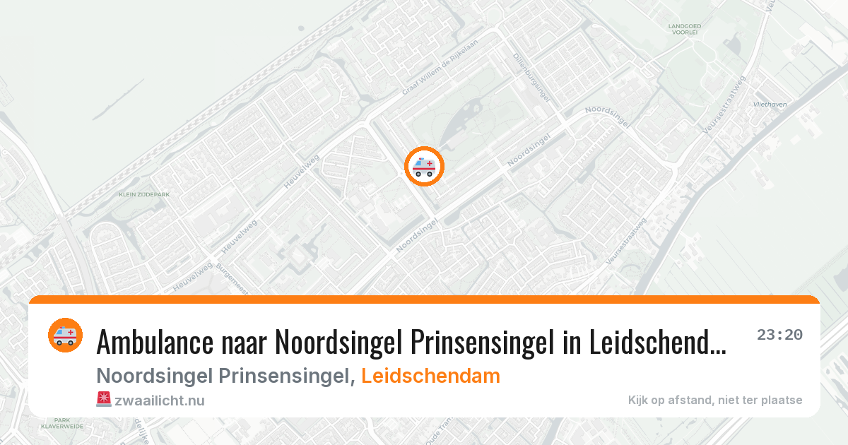 Ambulance naar Noordsingel Prinsensingel in Leidschendam — 31 jan 2026