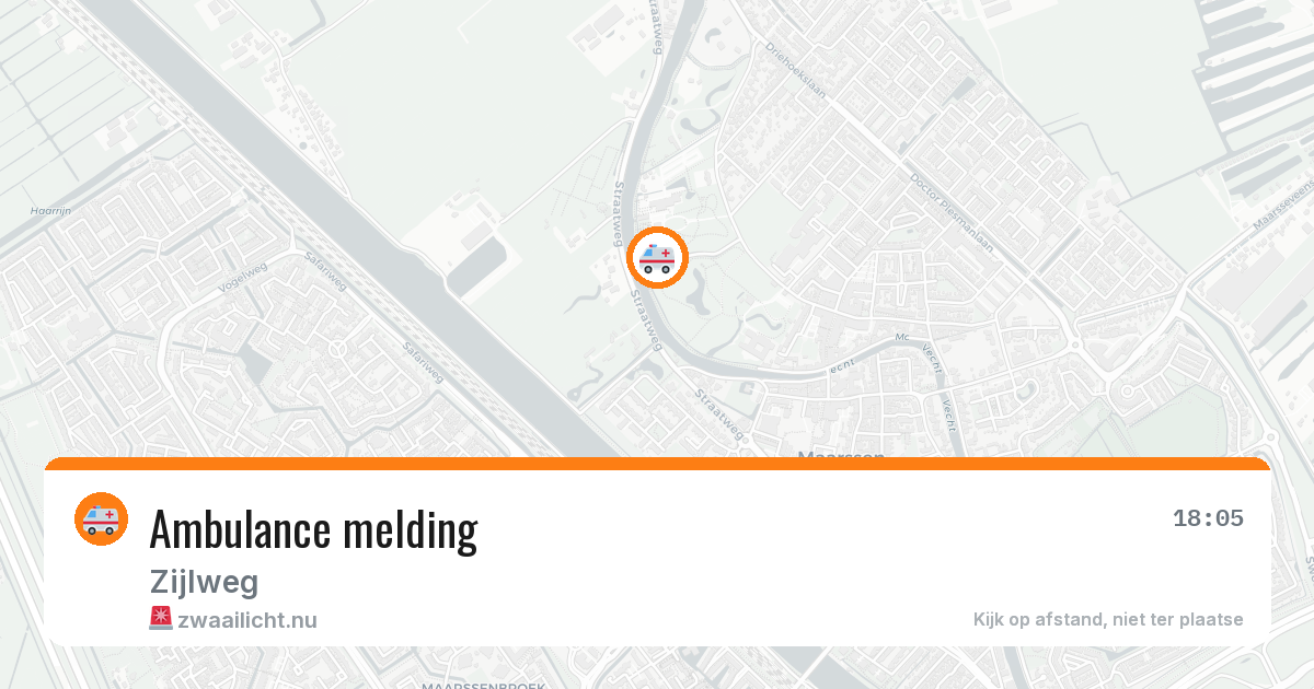 Ambulance melding — 16 jul 2026