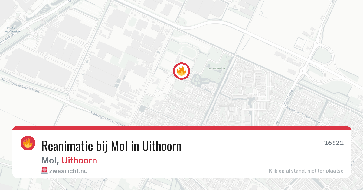 Reanimatie bij Mol in Uithoorn — 12 jul 2026