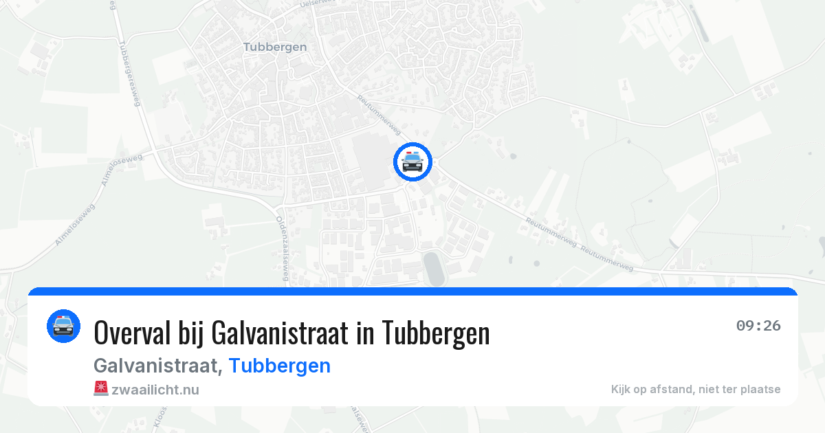 Overval bij Galvanistraat in Tubbergen — 4 mei 2026
