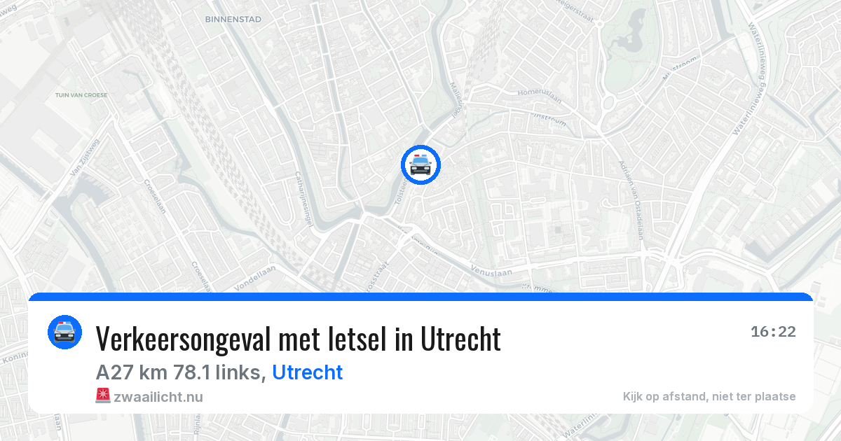 Verkeersongeval met letsel in Utrecht — 3 jun 2026