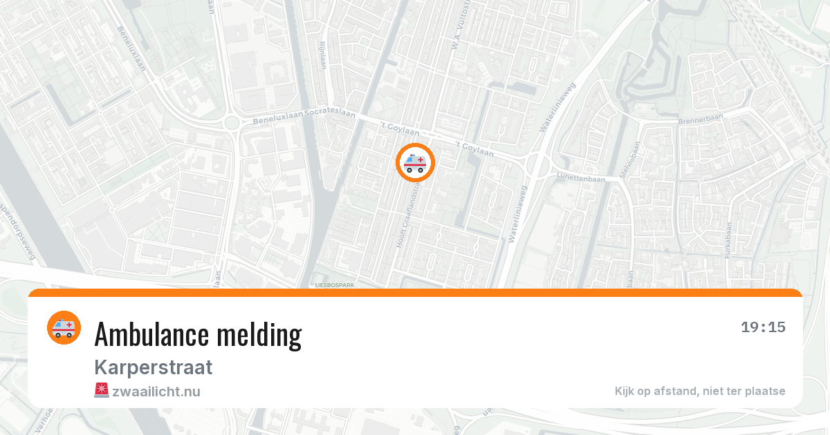 Ambulance melding — 26 jul 2026