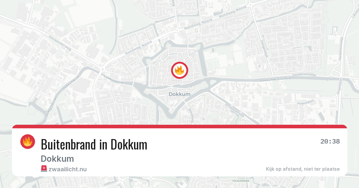 Buitenbrand in Dokkum — 19 jul 2026