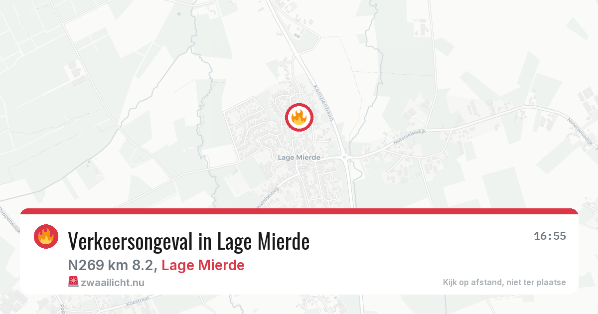 Verkeersongeval in Lage Mierde — 29 mei 2026