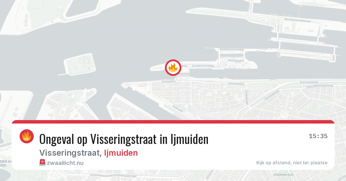 Ongeval op Visseringstraat in Ijmuiden — 4 mei 2026