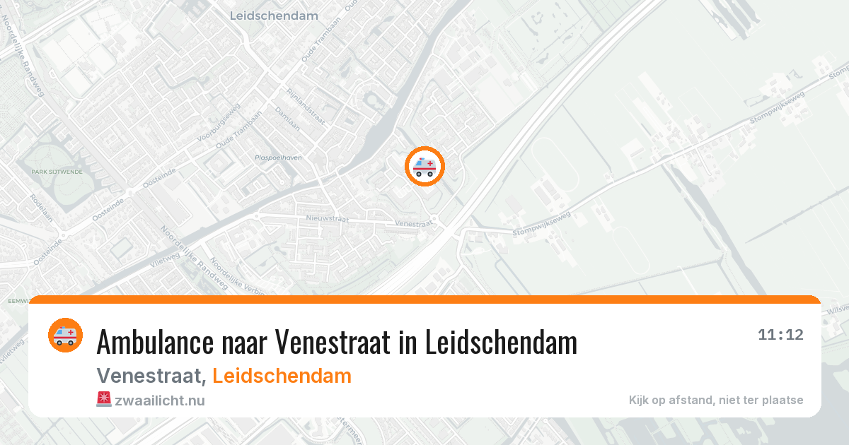 Ambulance naar Venestraat in Leidschendam — 4 mei 2026