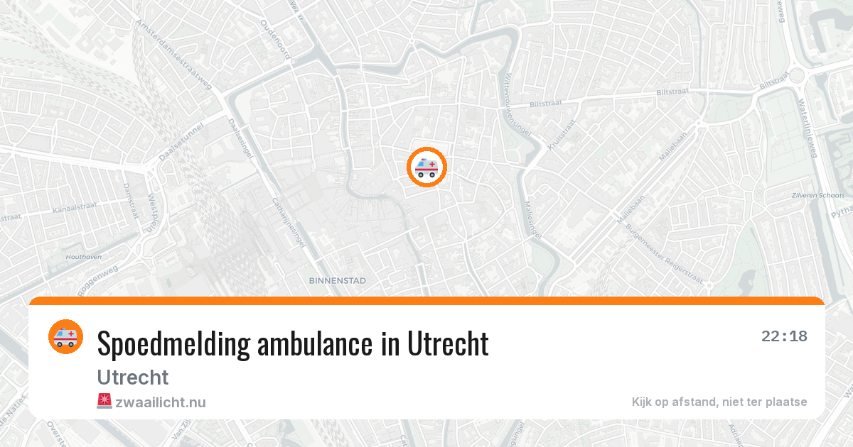 Spoedmelding ambulance in Utrecht — 17 jan 2026