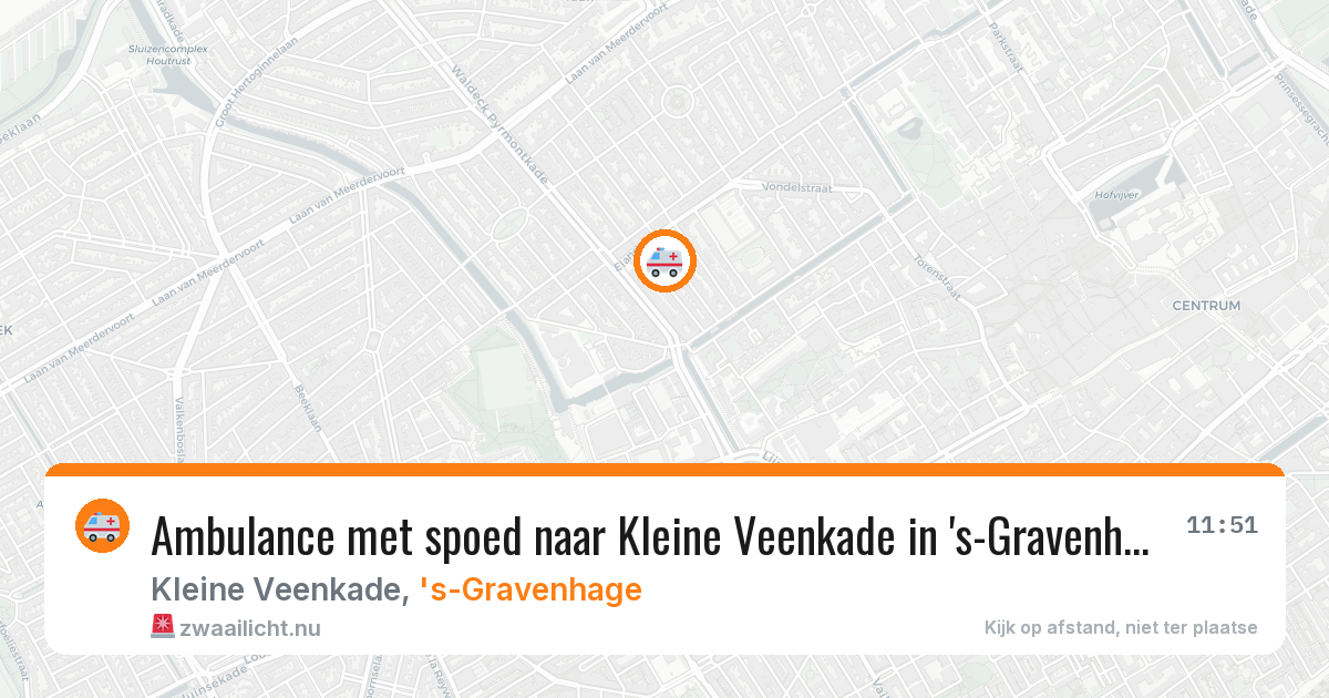 Ambulance met spoed naar Kleine Veenkade in 's-Gravenhage — 5 jun 2026