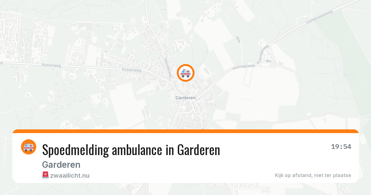 Spoedmelding ambulance in Garderen — 4 jun 2026