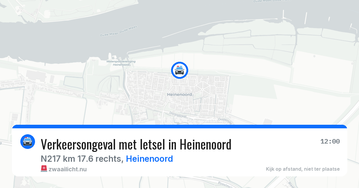 Verkeersongeval met letsel in Heinenoord — 23 jul 2026